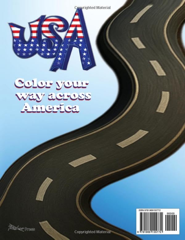 50-State Travelers Coloring Book - Travelers Passing the time while Mile Markers go by!: Color your way across America and maybe even learn something ... book was made for Tweens, Teens, and adults. image 3