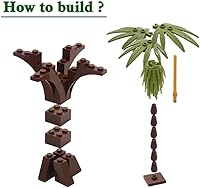 Vista 7 de BroTex Plants Tree Accessories Jungle - Botanical Parts Bricks Flower Leaf Forest Flower Plants Pieces Building Blocks Set, Animals Farm Squirrel