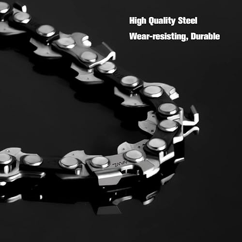 Miniatura 5 de Kit de herramientas de motosierra miniatura, 12 accesorios completos, incluyendo 4 paquetes de cadenas para motosierra eléctrica inalámbrica de 4