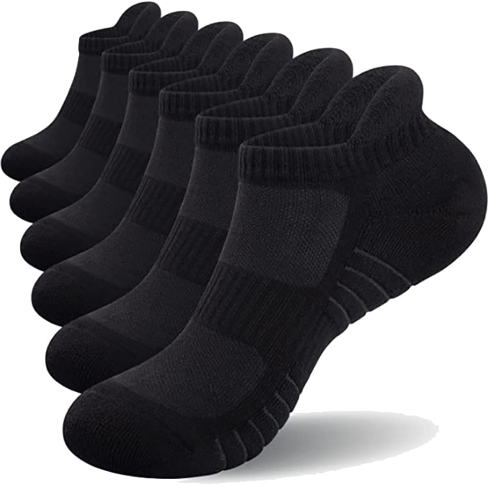 6 Pairs of Mens Cotton Socks Cushioned...
