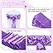 VDS Satin Chair Sashes Chair Cover Back Tie Sateen Bows Ribbon for Wedding Birthday Graduation Engagement Ceremony Event Party Banquet Venue Hotel All Dining Chair Decoration (10PC) (Lavender)