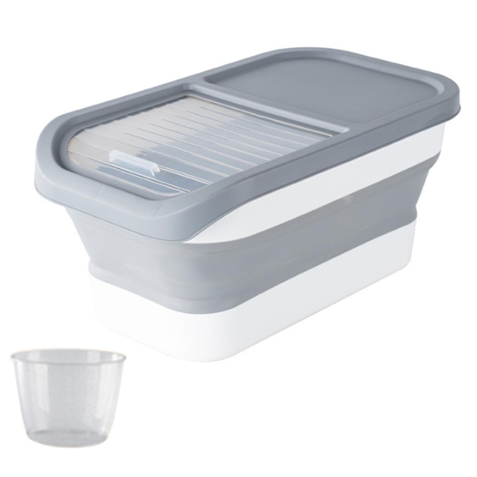 FGDTREE Pet Food Storage Container Kitchen Storage Can Food Storage Can Grains Storage Tank Moistureproof Sealed Container Pet Food Storage Container