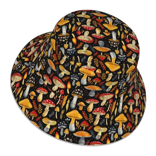 Image of Bucket Hat Double-Side-Wear Reversible Sun Hat Beach Travel Hiking for Women Men