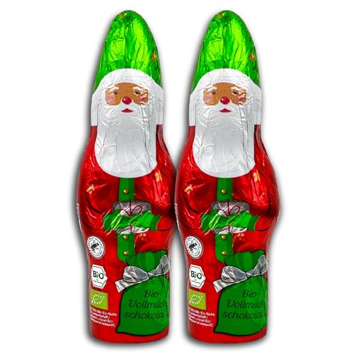2 Pack Schokoladen Weihnachtsmann Vollmilch 2 x 75 g