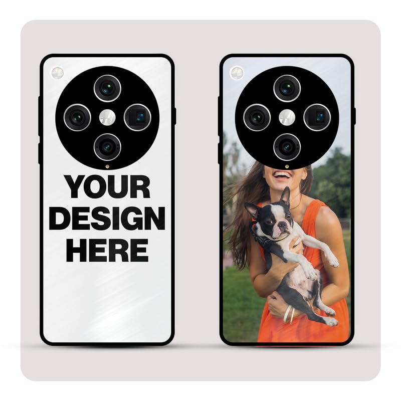Image of Personalized Back Cover for Oppo Find X8 Pro | Custom Case with Name, Photo or Logo | PrintShield Hybrid with Soft TPU Grip & Scratch Protection