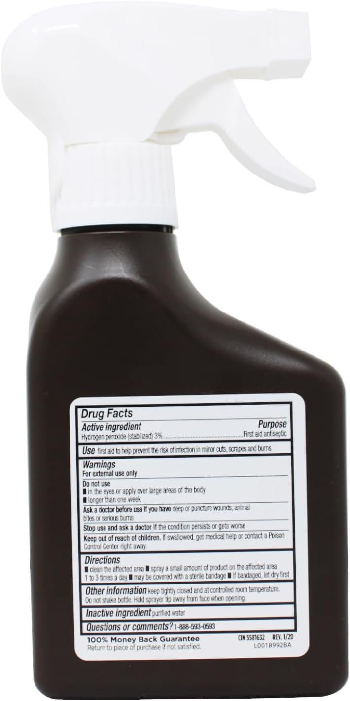 Leader Hydrogen Peroxide First Aid Antiseptic Topical Solution USP, 3% (2)