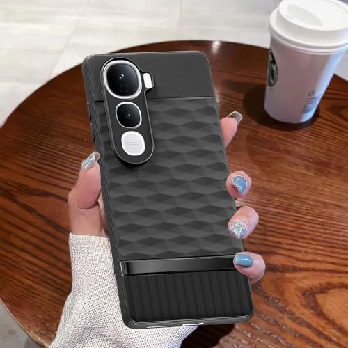 Image of amazon basics Shockproof Case for Vivo Y400 Pro 5G | Full Camera Protection | TPU Flexible Back Cover for Vivo Y400 Pro 5G (Matte Black)