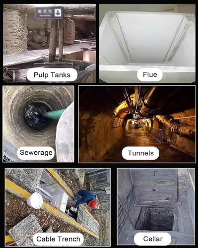 Regulowany zestaw ratowniczy do ograniczonej przestrzeni, aluminiowy statyw teleskopowy, teleskopowe nogi 1,34 do 2,14 m, lina zabezpieczająca przed upadkiem do głębokich studni, sprzęt s
