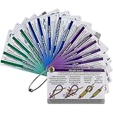 Boating and Fishing Knot Cards Ultimate Bundle - 3 Waterproof Pocket Knot Guides for Saltwater Boat Fishing and Sailing