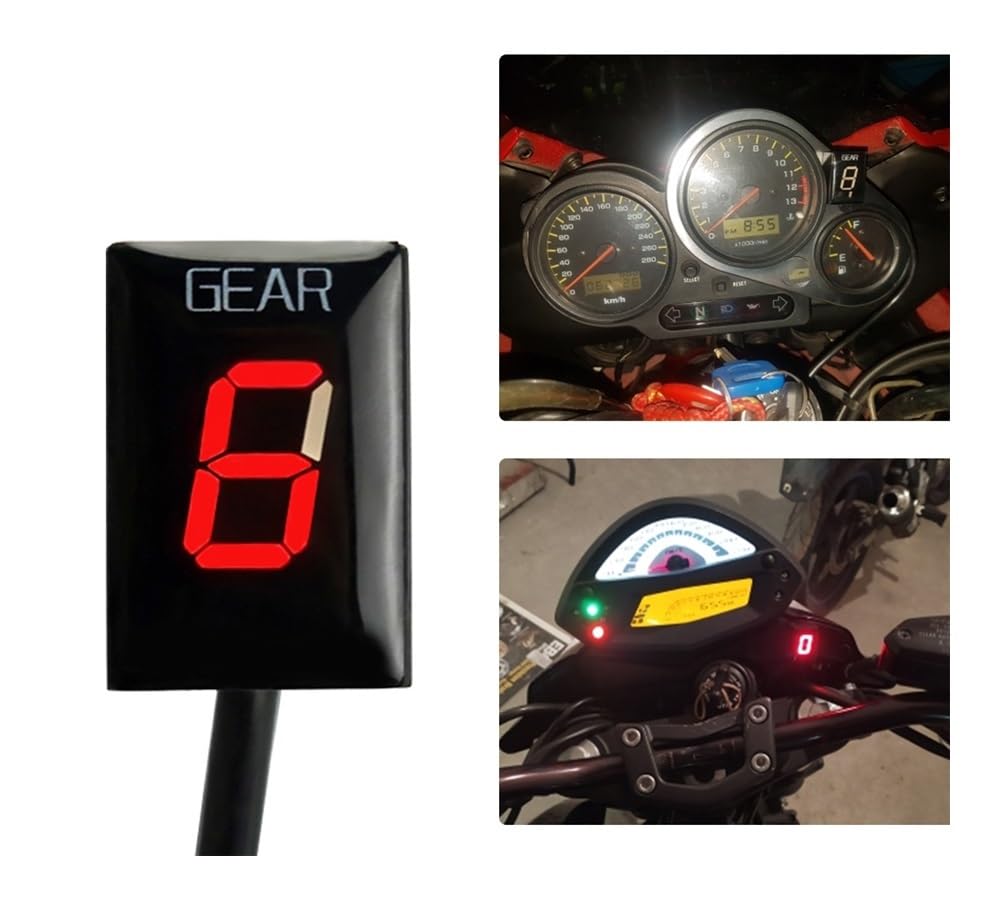 motociclo indicatore velocità digitale ingranaggio Per YZF-R1 YZF R1 YZFR1 2001-2005 2006 2007 2008 Accessori Moto Indicatore Di Marcia 1-6 Livello Di Velocità Disply Metro