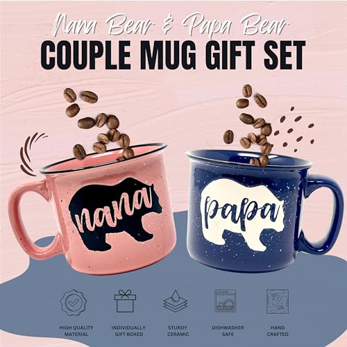 Set de 2 Tazas de Cerámica para Abuela y Abuelo miniatura 5