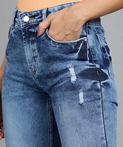 Image of Urbano Fashion Women's Boyfriend Fit Washed Jeans