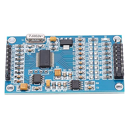 DC 5V 24 Bit 8 canales Módulo de adquisición de datos Tablero de conversión de señal ADC de alta precisión Módulo AD 30kps Tasa de salida de datos ADS1256 Chip ADC