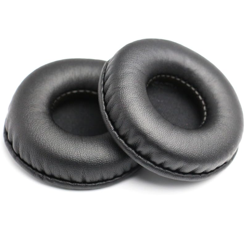 Cojines para auriculares INF compatibles con Monster DNA piel de proteína negra miniatura 1