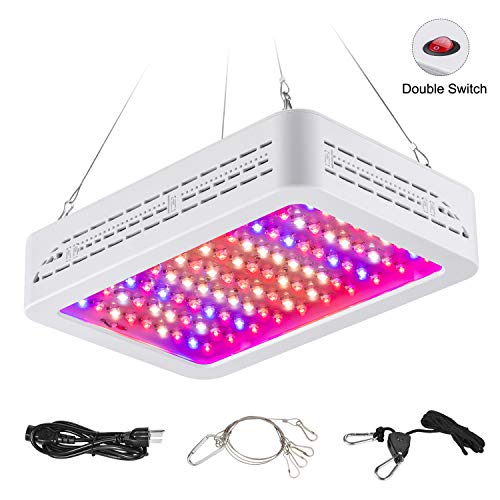 Gtmar 1000W LED Grow Light,Double Switch Full Spectrum LED Grow Light for Indoor