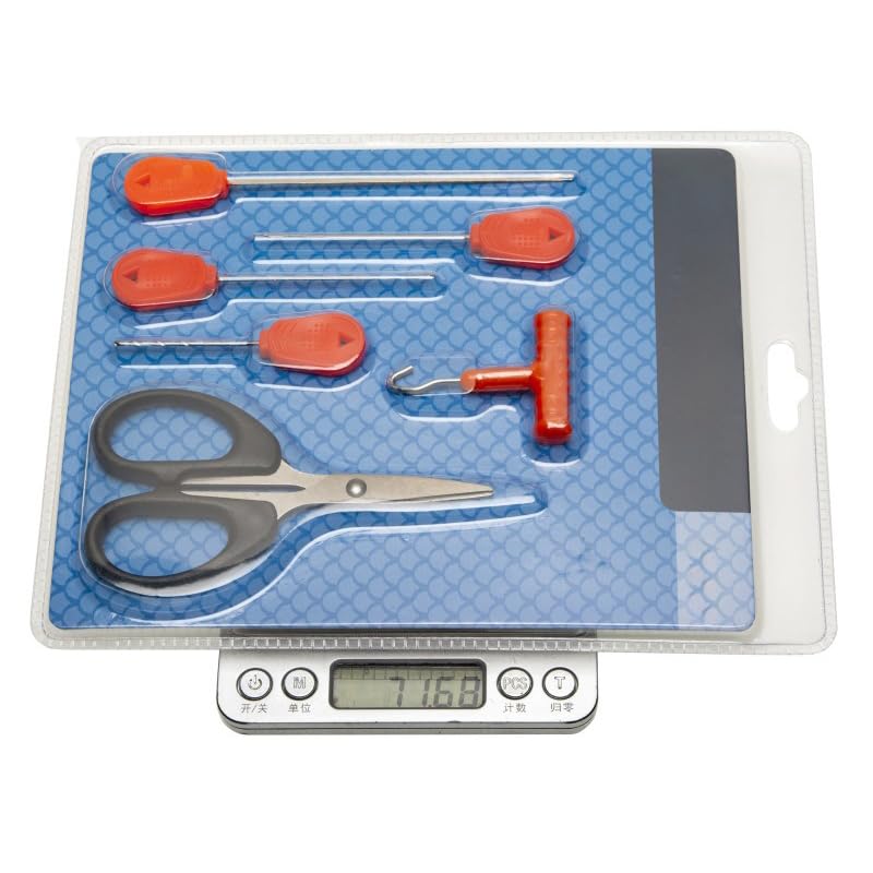 Set de 6 herramientas para pesca de carpa con accesorios miniatura 3