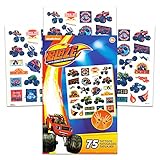 Nick Shop Blaze and the Monster Machines Temporary Tattoos Pack ~ 75 Blaze Tattoos for Party Favors...