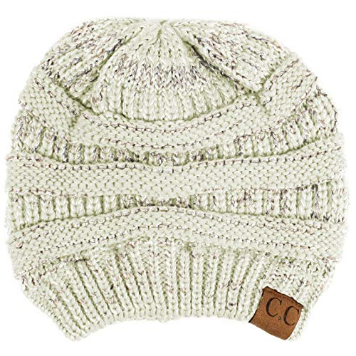 Image of Hatsandscarf CC Exclusives Solid Color Beanie Tail Hat for Adult (MB-20A)