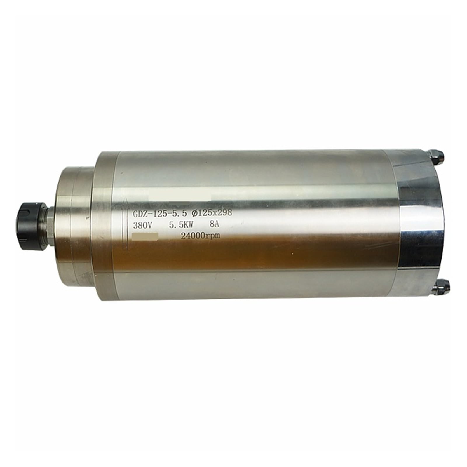 5.5KW Water Cooled Spindle CNC Water-Cooling Motor ER25 Collect 4. ER20 for Engraving Router Woodworking Carving Machine Kit Highly Optimized(5.5KW ER25 125MM)