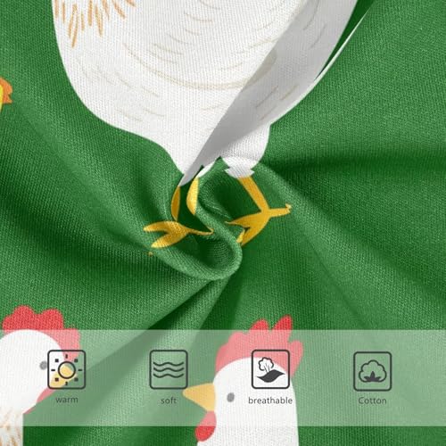 Cute Chicken Green Panties for Girl Toddler Underwear Custom Cotton Pattern Underpants Briefs 2t3