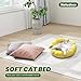 Natudeco Haustierbett, Katzenbetten, Hundebett, niedliche Blumenform, für drinnen und draußen, Katzen, beruhigende Haustierbetten, rundes Hundebett 40cm für Welpen, Kätzchen