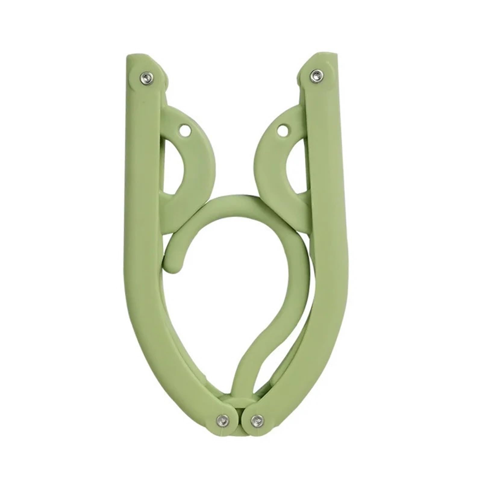 Grucce per Cappotti Stendino Pieghevole Multifunzionale da 15 Pezzi, Portatile, Viaggio d'Affari, Vestiti for la casa, Appendiabiti, Supporto, Appendiabiti per Abito, Camicia(Green)