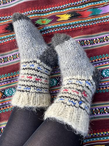 Men's/Women's Wool socks handmade made of natural wool, Large Sizes, Extra Thick, Bed wool socks, Organic wool, Winter socks, Warm socks, Cozy socks, Socks for hiking3