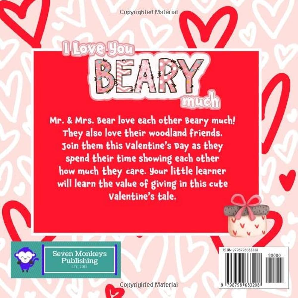 I Love You Beary Much: A Valentine's Day Story for Kids: Lewis, Vea: 9798798683208: Amazon.com: Books i-love-you-beary-much-a-valentine-s-day-story-for-kids-lewis-vea-9798798683208-amazon-com-books