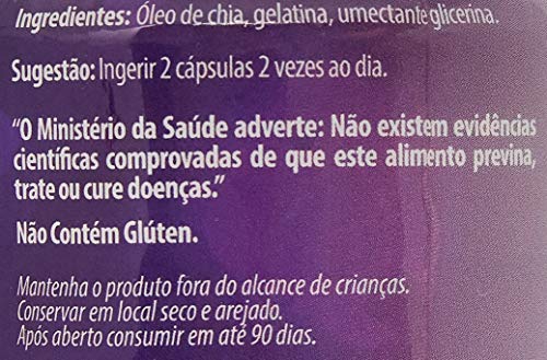 Óleo De Chia Fitoway 500mg - 60 Cáps, Fitoway