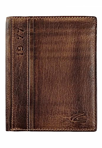 Cartera camel active Melbourne High Wallet Brown espaciosa contra el desorden