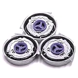 vhbw 3X Cabezal de Afeitar reemplaza Philips HQ6 para afeitadoras