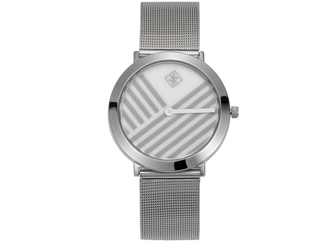 Karl Keller Men Disco, 40Mm, Silver & White - KKU8-05