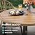 YITAHOME 5 Pieces Outdoor Patio Dining Table Chair Set,Wicker Patio Dining Set,Outdoor Rattan Dining Table Set for Patio, Backyard, Balcony, Garden (with Umbrella Hole)