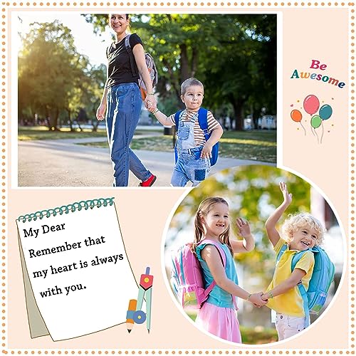 Image of First Day Of School Bracelet, Matching Mommy And Me Mother Son Daughter Paracord Back To School Bracelets Wish Gift for Mom Boys Dad Girls Jewelry