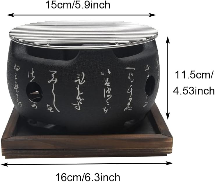 Mini Barbecue a Carbone, Portatile, Piano da Tavolo Giapponese, Barbecue, Cibo, Stufa a Carbone, Accessori per Feste, Accessori per Barbecue per la casa, Dimensioni: L Mini Barbecue a Carbone, Portatile, Piano da Tavolo Giapponese, Barbecue, Cibo, Stufa a Carbone, Accessori per Feste, Accessori per Barbecue per la casa, Dimensioni: L