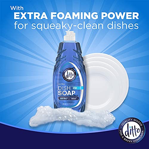 Image of Ditto Ultra Dish Soap (Ultra) 48 fl Oz - 2 Pack - Extra Tough On Grease & Stains