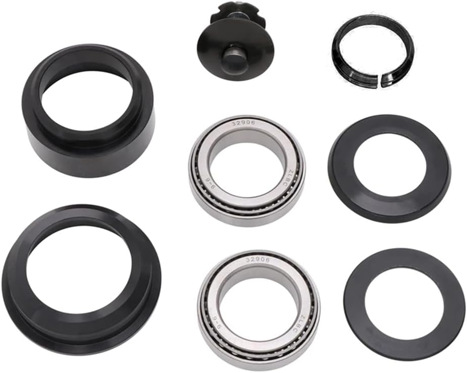 Zhisheng Bearing Headset Spacer Motorcycle Headset Head Tube Kit, Bearing Headset Head Spacer Stem Tube Fork Top Cap, Headset Tube Fork Bearing For Sur Ron Sur-Ron Light Bee X