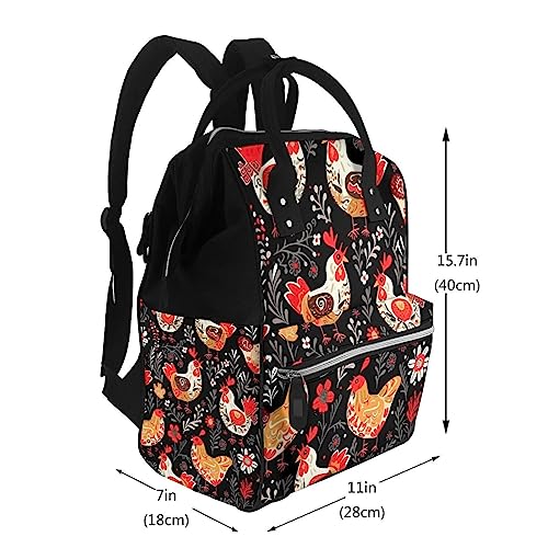 Sac à langer multifonction grand format pour ranger ordinateur et affaires de bébé