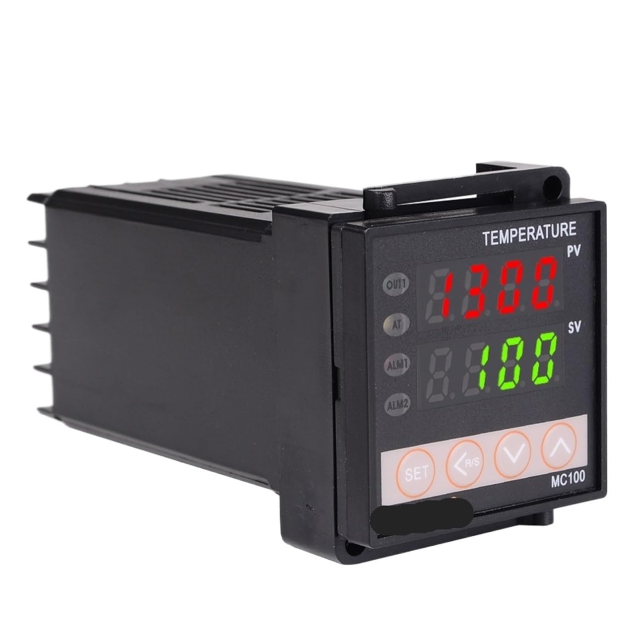 Digital Temperature Controller Regulator Thermostat in Power 24V DC AC, Thermocouple K J E PT100 Sensor Input, Relay Output(Power Supply 12VDC)