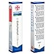 AIESI® Fieberthermometer klinischen analog glas klassisch ohne quecksilber fur erwachsene und kinder ECOTHERM, Mit koffer zum schnellen nullstellen, Okologische, 24 monate garantie