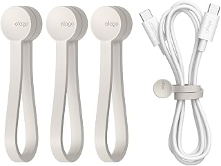 elago Magnetische Kabelbinder zur Kabelorganisation, 3er-Pack