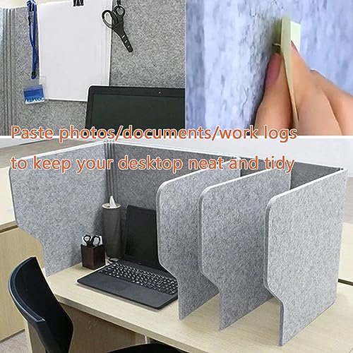 Cloison acoustique portable en polyester pour bureau et maison de 60 à 100 cm - 3