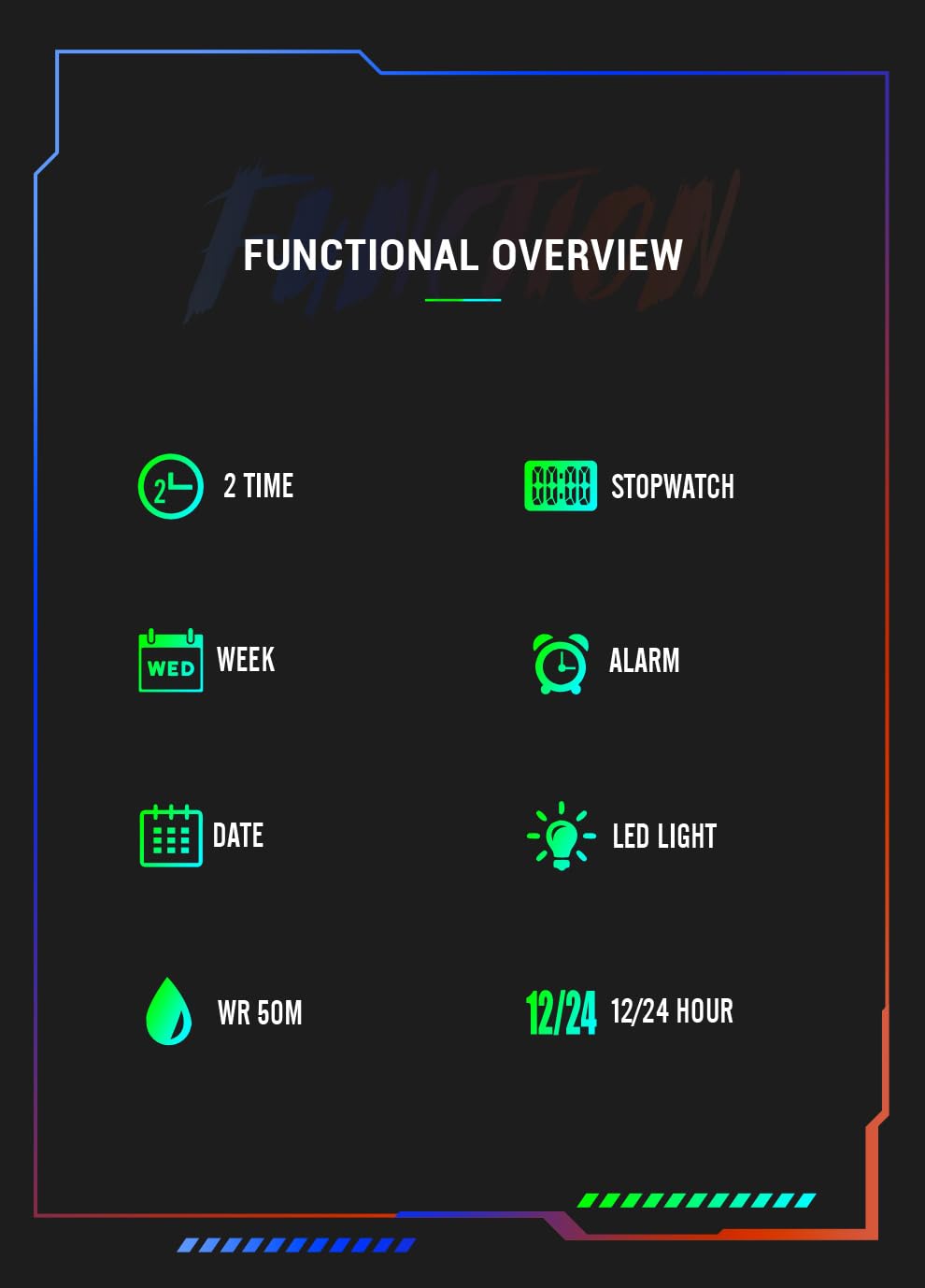 FANMIS Relojes Deportivos Militares para Hombre, Resistentes al Agua, diseño de Color, Cara Grande, Digital, analógico, táctico, cronógrafo, para Exteriores, cronógrafo de Doble Hora, LED, Alarma