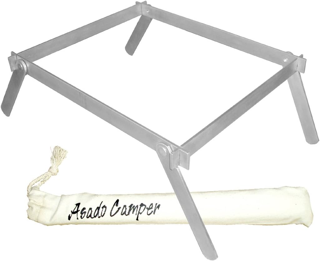 Asado Camper BBQ stand, tool accessory and Instant BBQ Cartridge