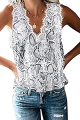 D# White Snake Skin Print Lace