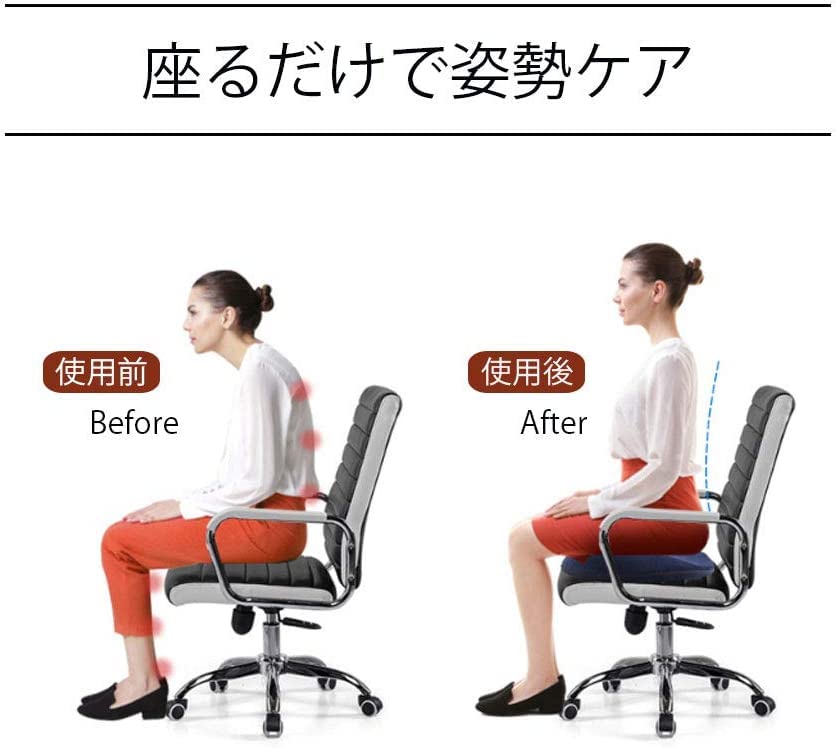 Amazon.co.jp: 椅子クッション 円座クッション 低反発 チェア