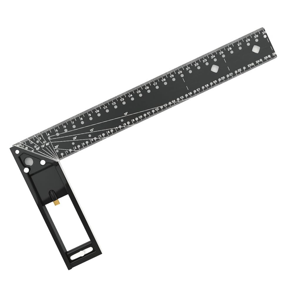 Multifunctional Right Angle Ruler 90 Degree Multi-Holes High