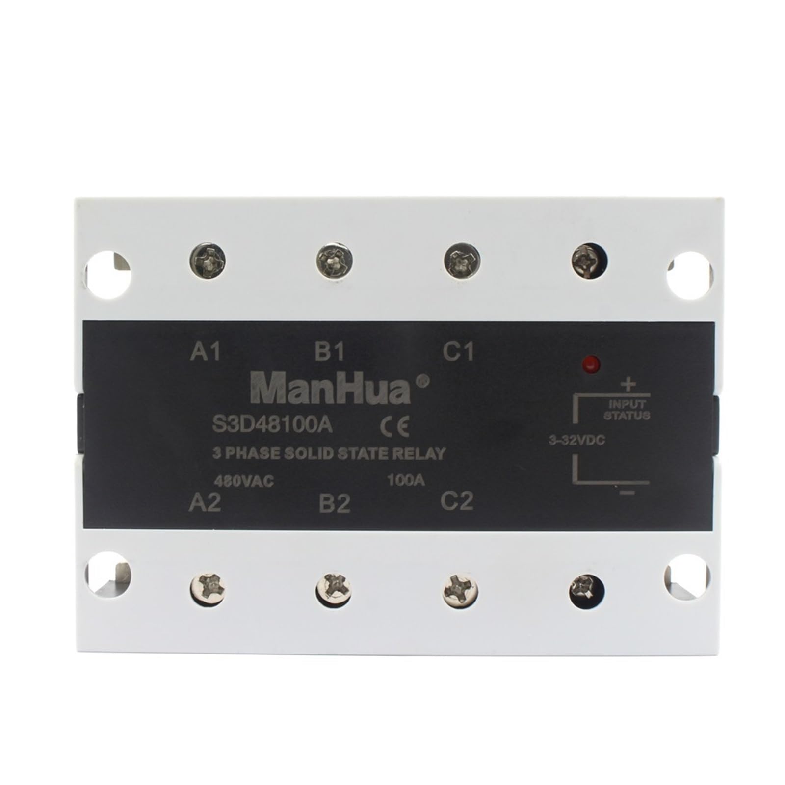 VDOQTLJT SSR DC-AC 80A/100A/120A Three Phase Solid State Relay 480VAC 3-32VDC