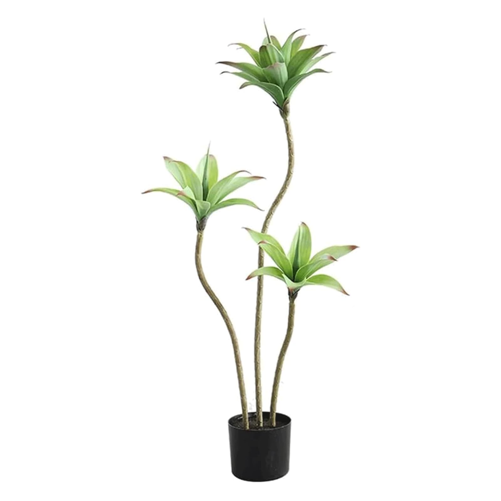 HCZKIUJY Fake Tree Artificial Water Lilies Trees in Pot Decoration Trees Floor-to-Ceiling 130cm/4.2ft Simulation Tree Green Plant