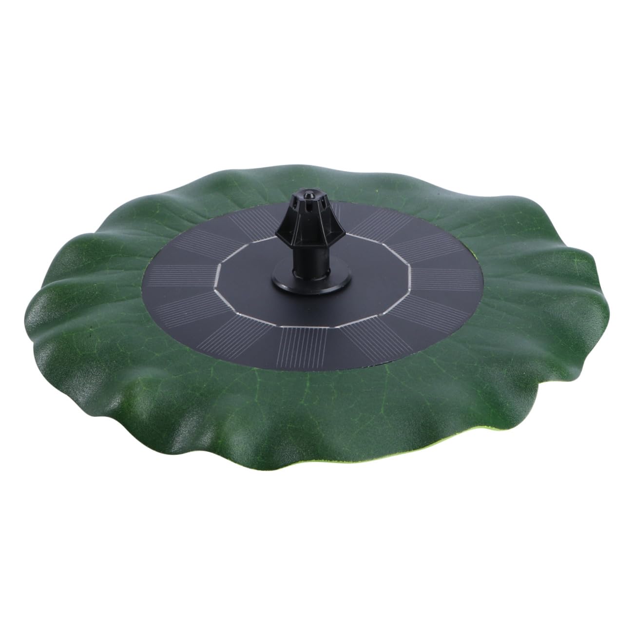 GALPADA Pompa Solare in Plastica per Galleggiante a Forma Loto, Pompa Acqua Dc senza Spazzole Facile da Spostare per Giardino e Bagno degli